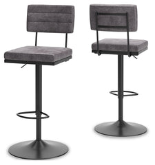 Strumford - Tall Swivel Barstool (Set of 2)