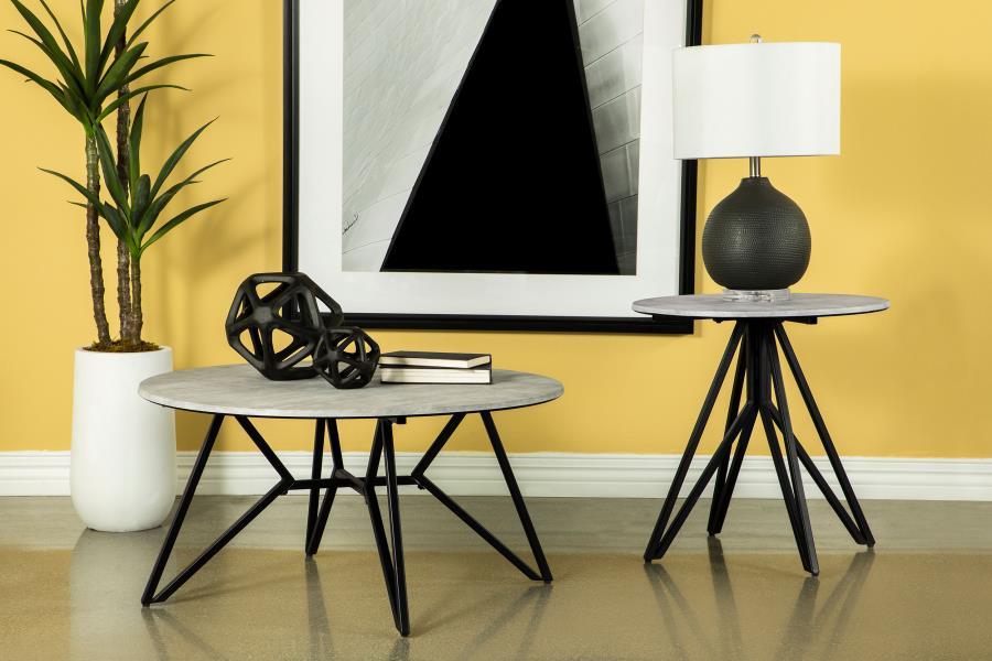 Hadi - Round Smarttop Coffee Table Set
