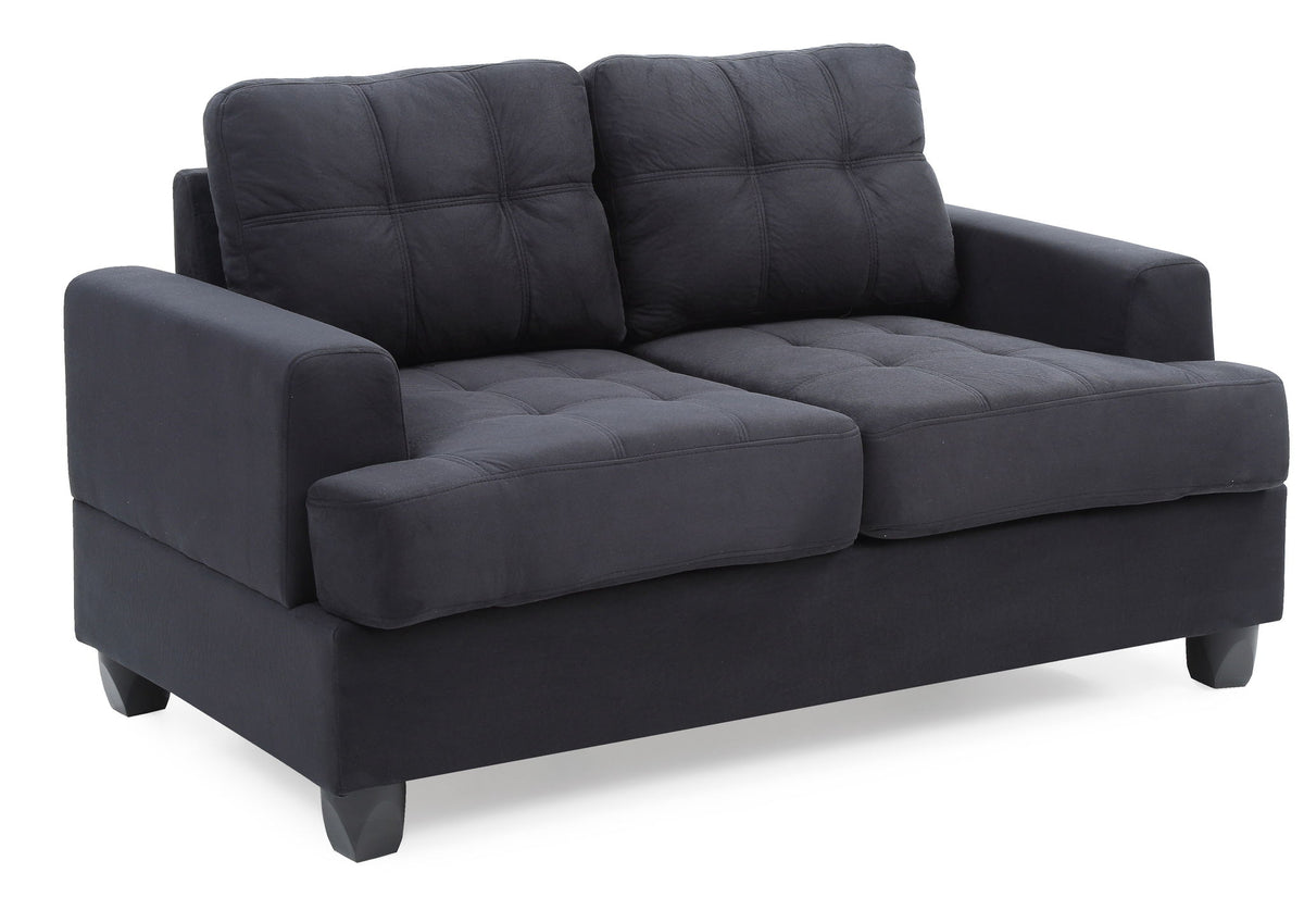Sandridge - 36" Loveseat - Black