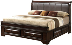 Glory Furniture - LaVita - Upholstered Storage Bed