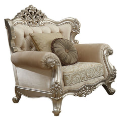 Bently - Chair With 2 Pillows (Same Lv01581) - Fabric & Champagne