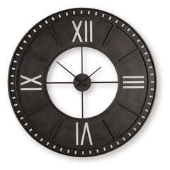 Lytle - Wall Clock - Antique Brown