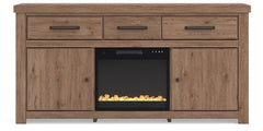 Garistyn - TV Stand With Fireplace Option