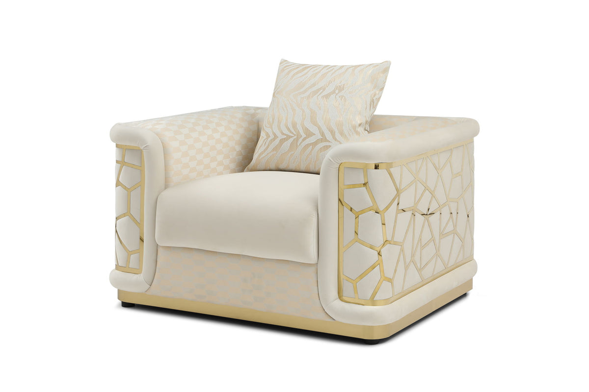 Talia - Chair - Ivory