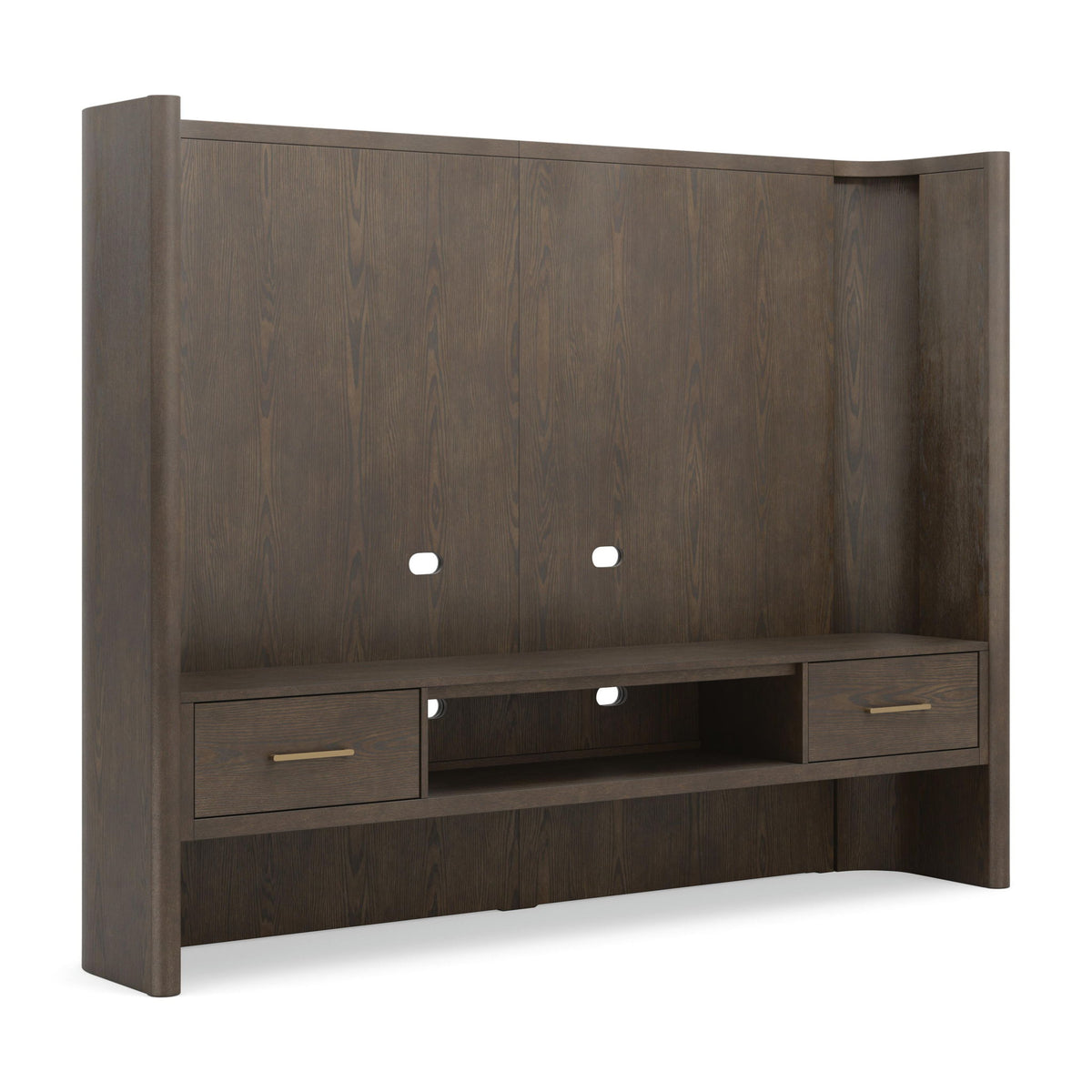Darimore - TV Wall Console - Burnished Brown