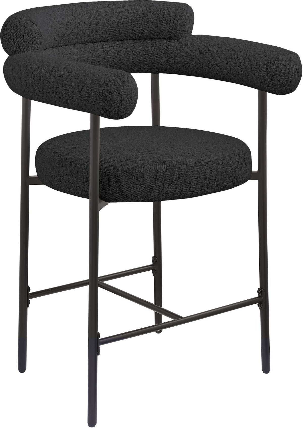Blake - Counter Stool With Black Base (Set of 2)