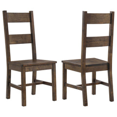 Coleman - Dining Side Chair (Set of 2) - Rustic Golden Brown