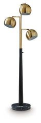 Sorcha - Metal Floor Lamp - Gold Finish / Black