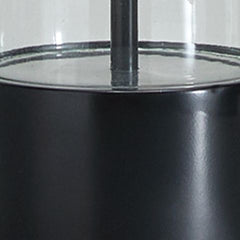 Kerrbrook - Glass Table Lamp - Clear / Black