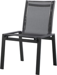 Nizuc - Outdoor Patio Dining Chair With Gray Frame (Set of 2)