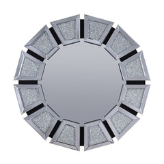 Noralie - Accent Mirror - Mirrored, Faux Diamonds