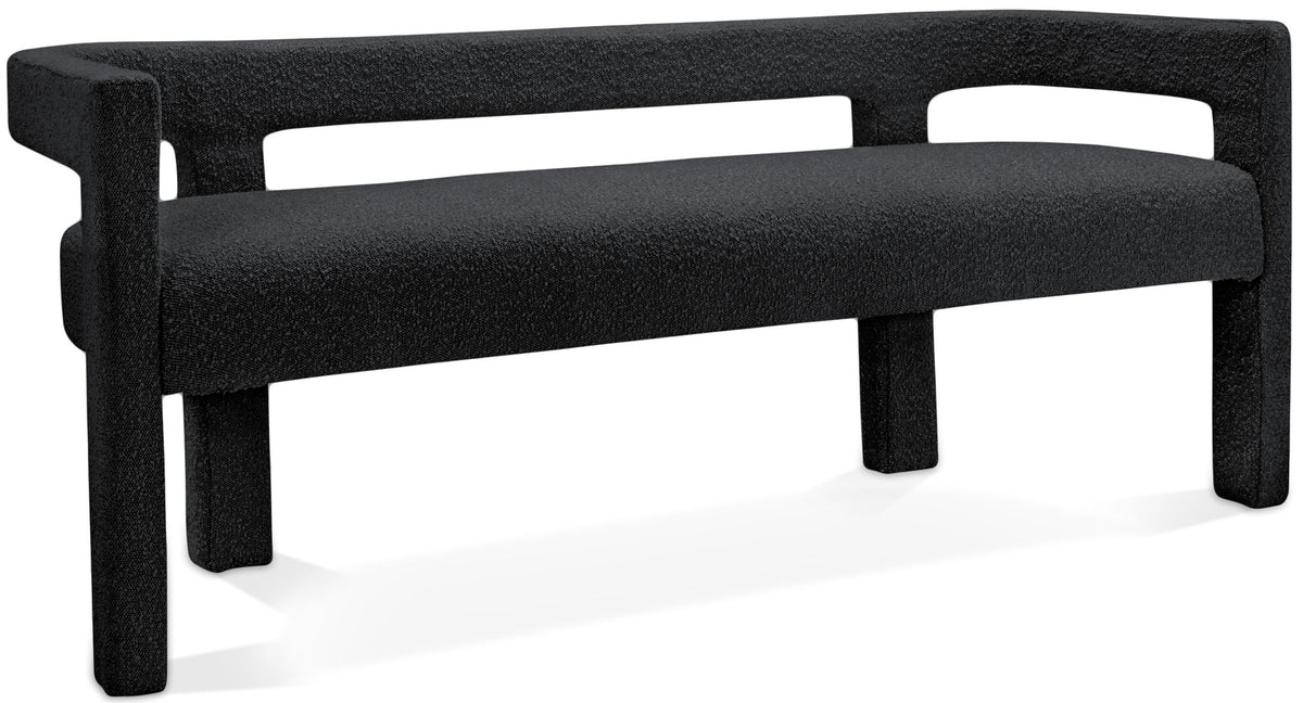 Athena - Boucle Fabric Bench