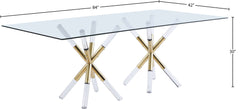 Mercury - Dining Table - Pearl Silver