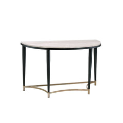 Ayser - Sofa Table - White Washed & Black