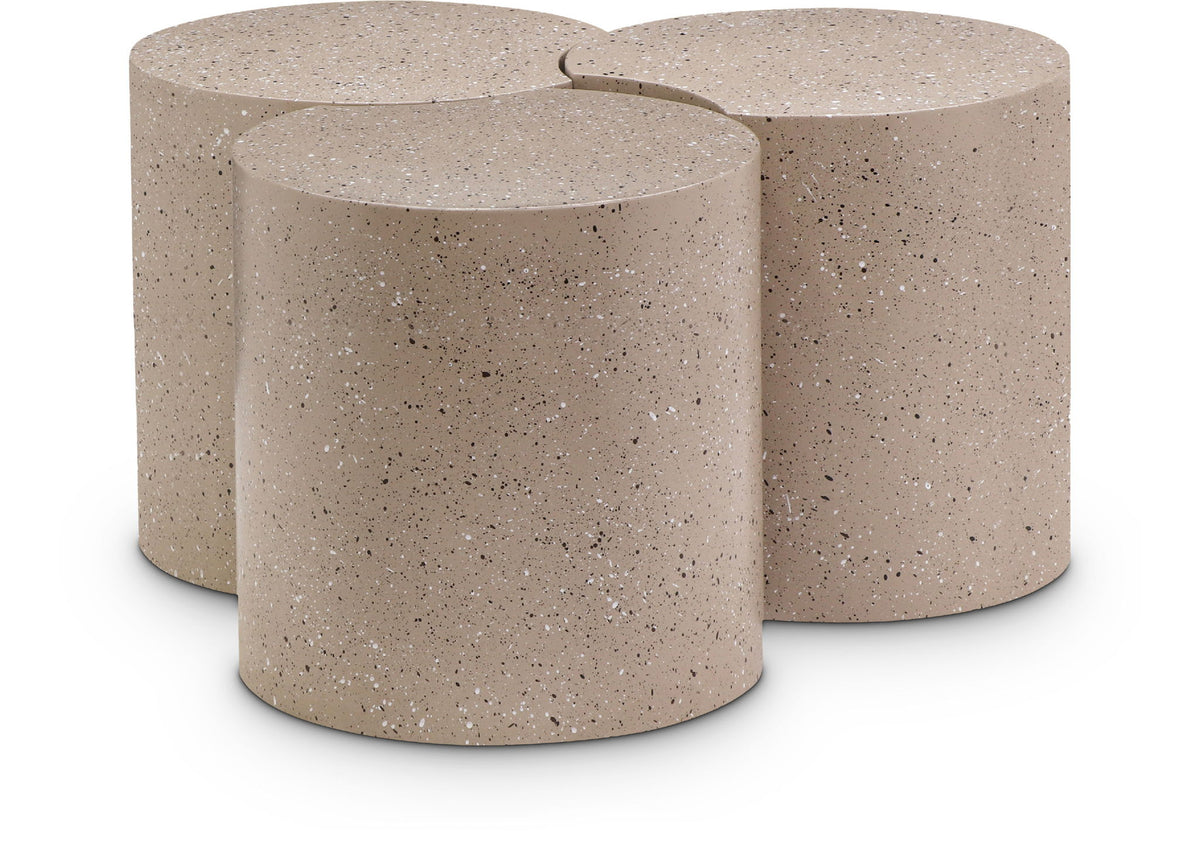 Dimple - 3 Piece Modular Coffee Table - Terazzo Finish
