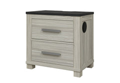 Ashley - Nightsand With USB And Speaker - Brown
