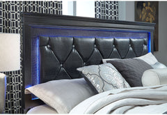 Pompei - Full Bed With LED - Gray
