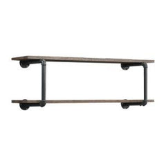 Brantley - Wall Rack - Antique Oak & Sandy Gray