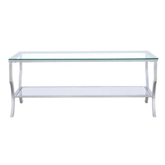 Saide - Rectangular Glass Top Table