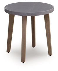 Harmony Headlands - Round End Table - Natural / Gray