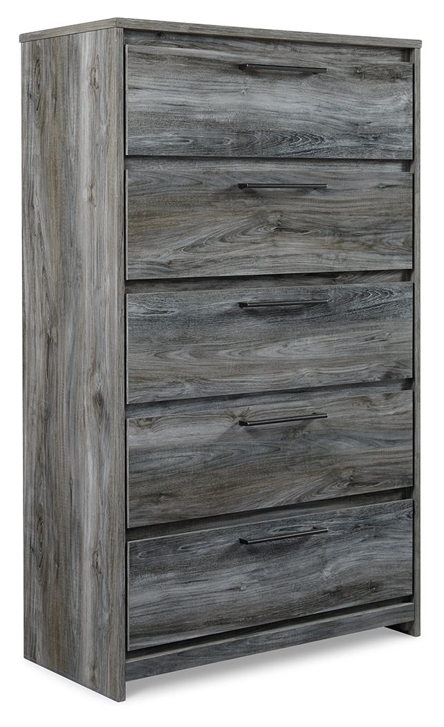 Baystorm - Cómoda de cinco cajones - Gris