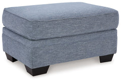 Carissa Manor - Ottoman - Denim