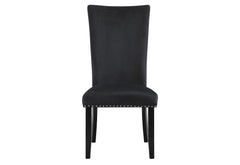 D03 - 7 Piece Dining Room Set (Dining Table And 6 Dining Chairs) - Black