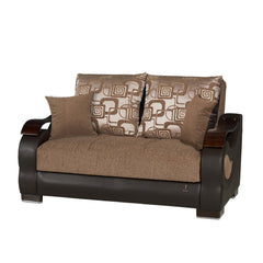 Ottomanson Metroplex - Upholstered Convertible Loveseat With Storage