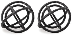 Barlee - Escultura (Set de 2) - Negro
