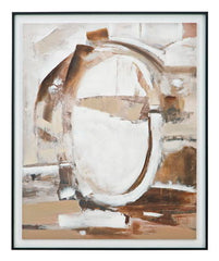 Bradlow - Wall Art - Brown / White / Black
