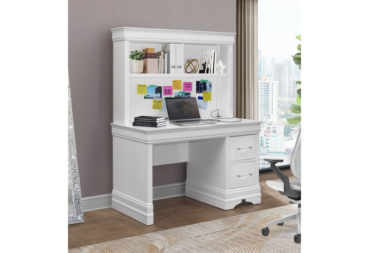 CHARLIE - DESK WITH HUTCH - MyWaynesHome #