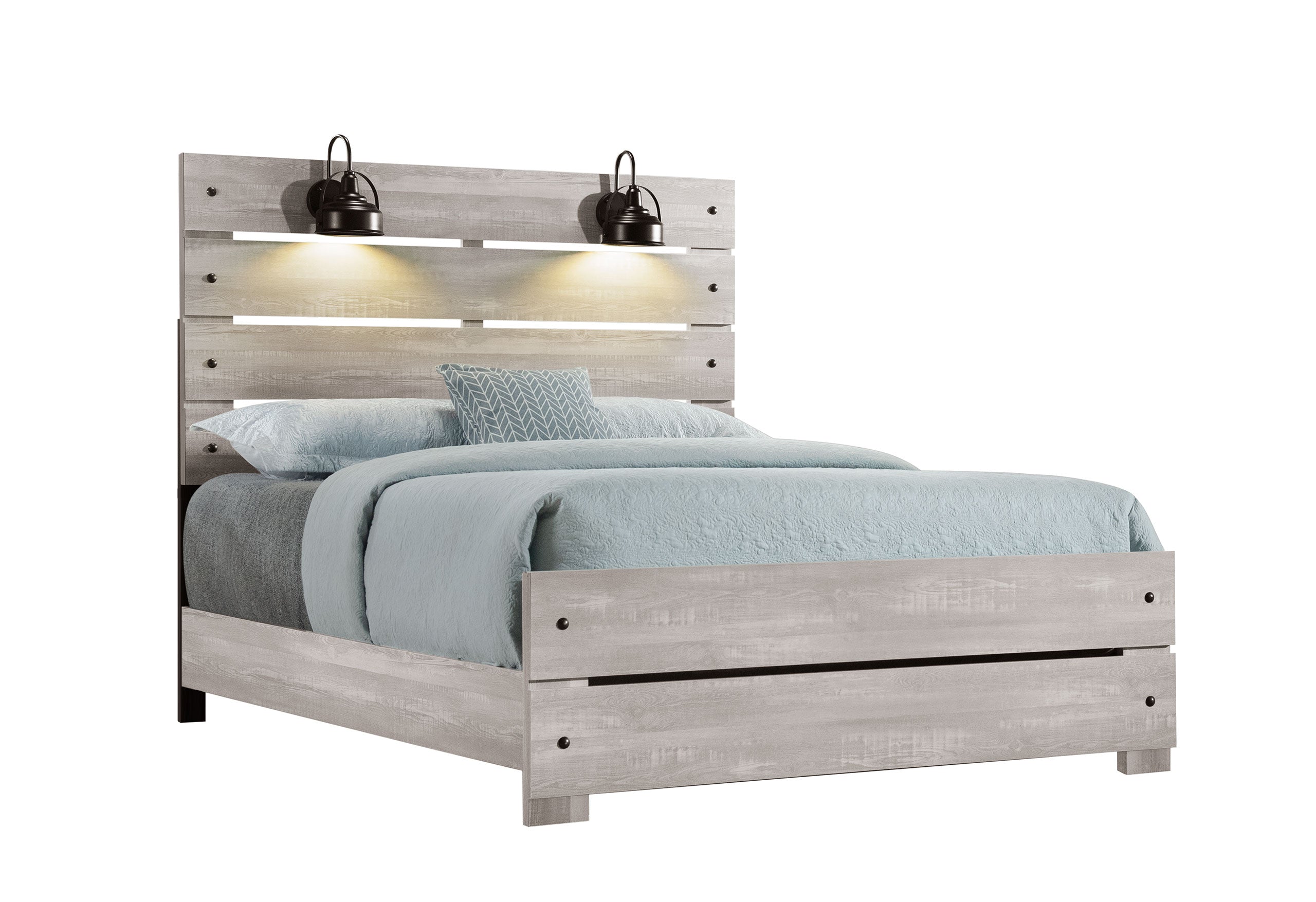 LINWOOD - BOOKCASE TWIN BED, FULL BED WITH LAMPS, KING BED WITH LAMPS, QUEEN BED WITH LAMPS, FULL BED WITH LAMPS, KING BED WITH LAMPS, QUEEN BED WITH LAMPS - MyWaynesHome #