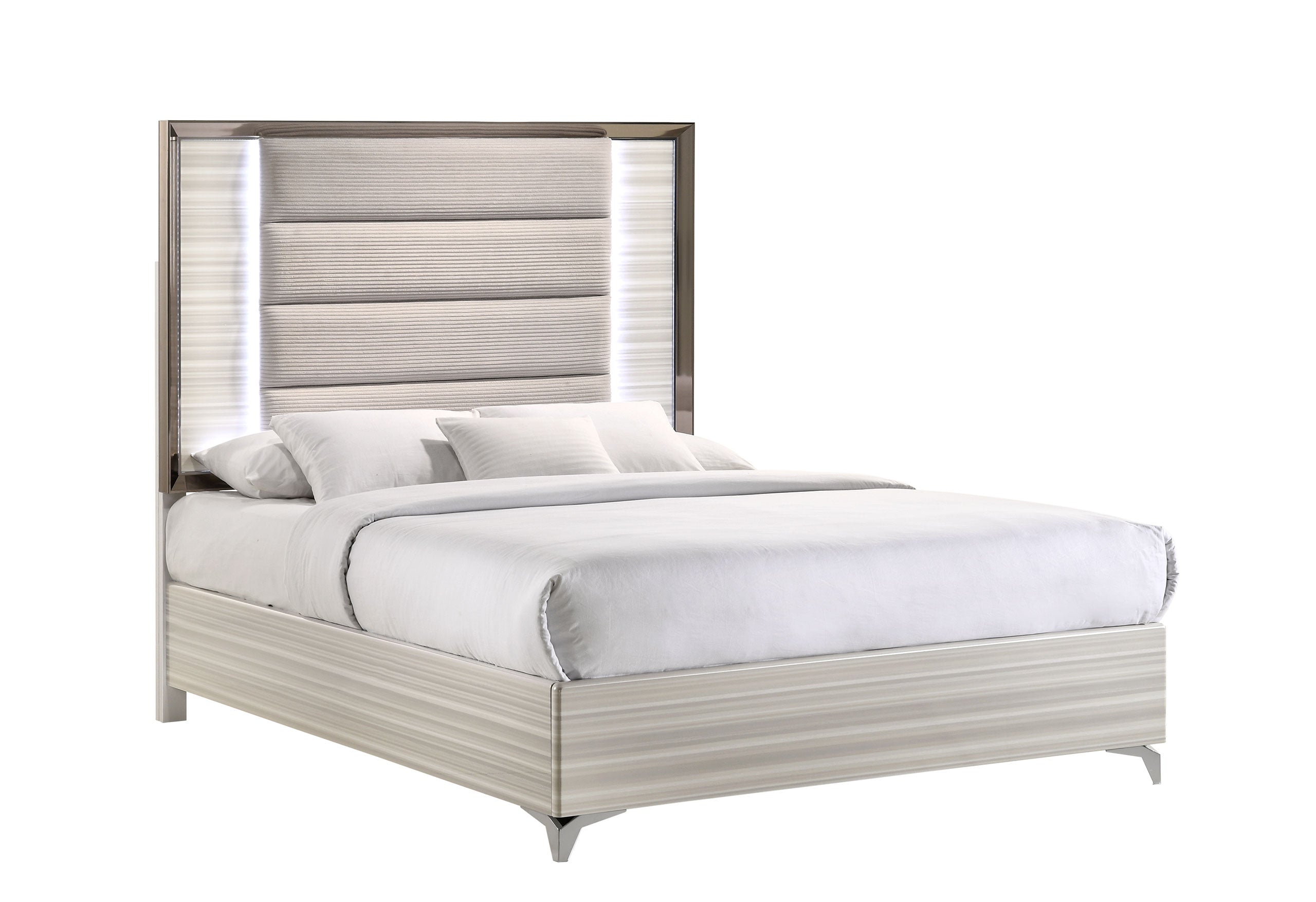 ZAMBRANO - KING BED WTH LED, QUEEN BED WITH LED - MyWaynesHome #