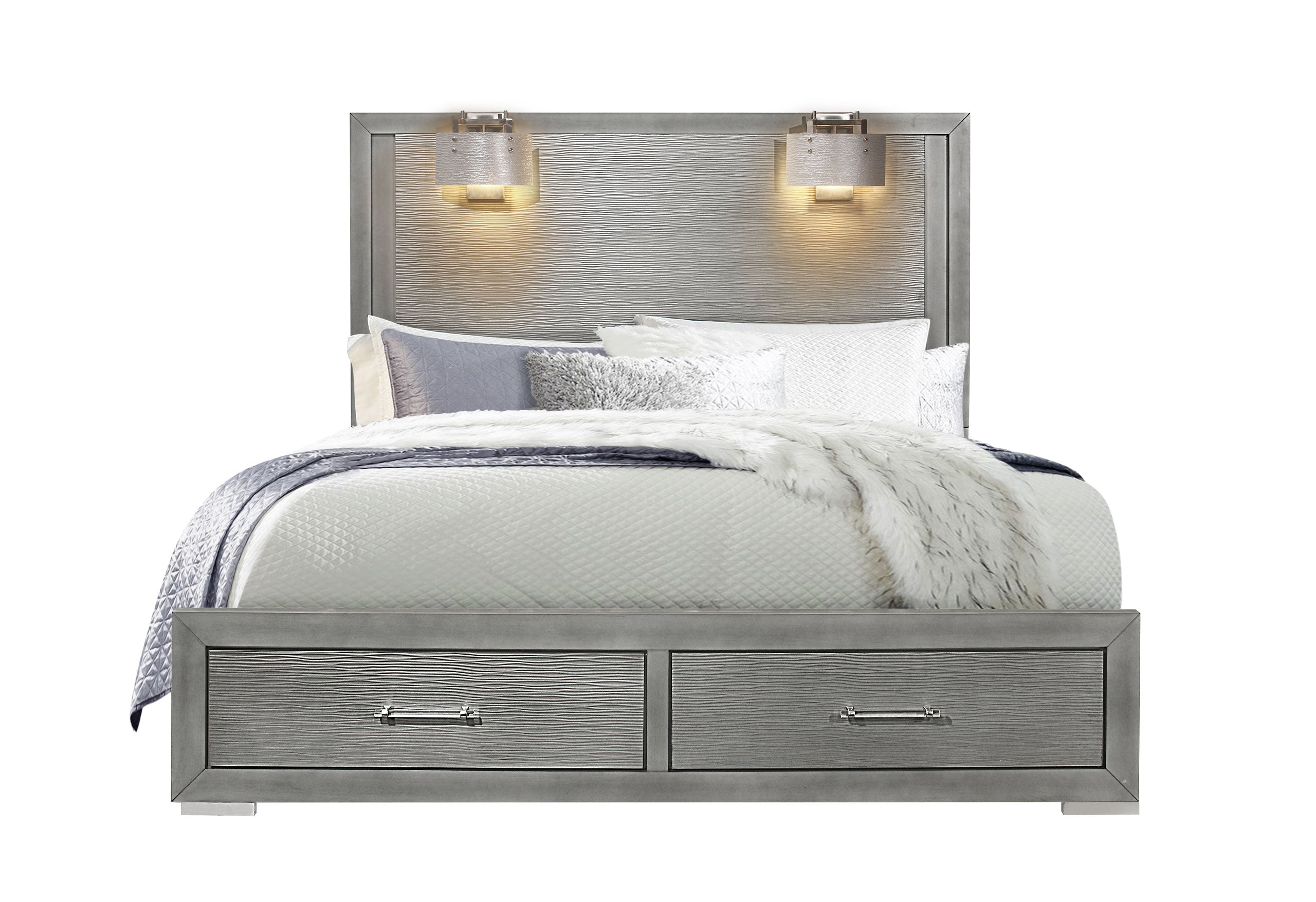 TIFFANY - FULL BED WITH 2 LAMPS, KING BED WITH 2 LAMPS, QUEEN BED WITH 2 LAMPS - MyWaynesHome #