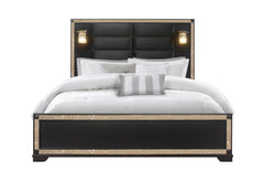 BLAKE - FULL BED WITH LAMPS, KING BED WITH LAMPS, QUEEN BED WITH LAMPS - MyWaynesHome #